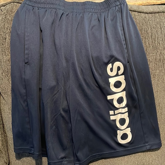 adidas Bottoms Adidas Navy Blue Shorts Large 416 Youth Poshmark